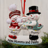 Snow Family New Mom & Dad - Christmas Place