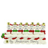 Snowmen Toboggan Family of 7 - Christmas Place