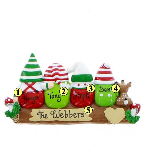 Idle Gnomes Family of 4