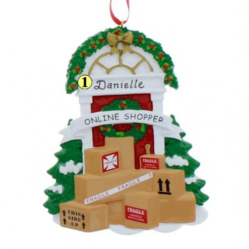 Online Shopper Ornament