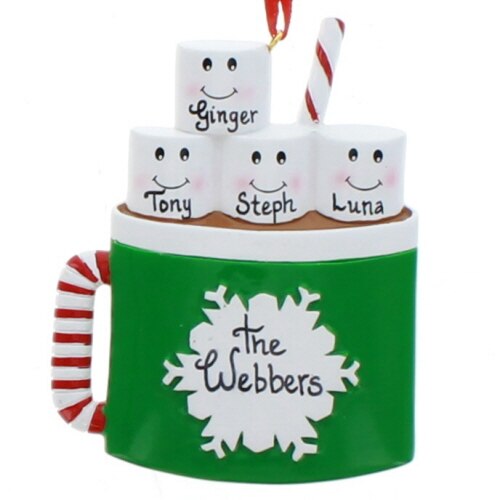 Marshmallow Mug Family of 4