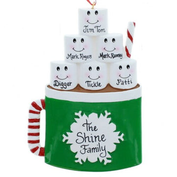 Marshmallow Mug Family of 6