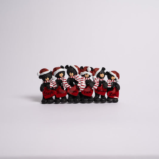 Bear Hearts Family Of 6