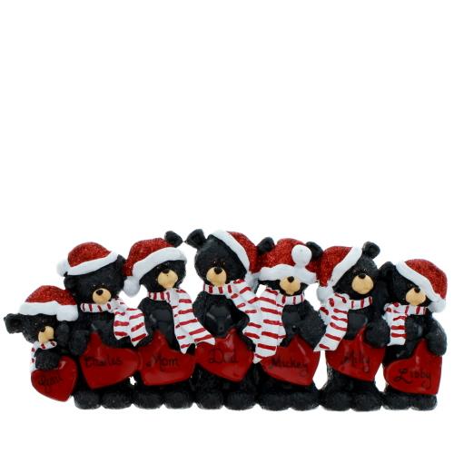 Bears Hearts Family of 7