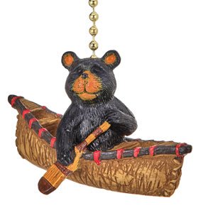 Canoe Bear Fan Pull - Christmas Place