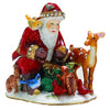 Santa and Animals Hand Painted Trinket Box - Christmas Place