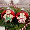 Glass Gingerbread Ornament - Christmas Place
