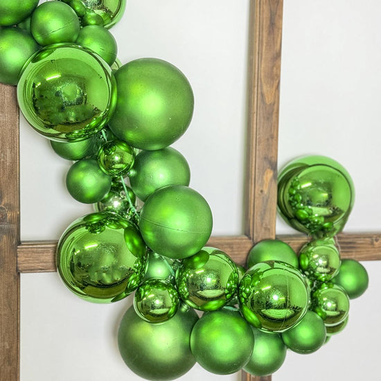 36 Inch Green Ball Garland - Christmas Place