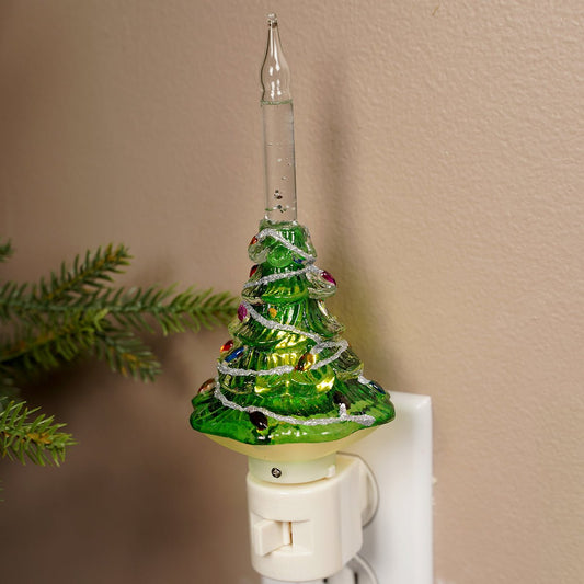 Christmas Tree Bubble Night Light - Christmas Place