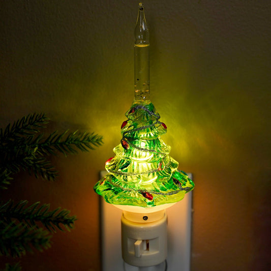 Christmas Tree Bubble Night Light - Christmas Place