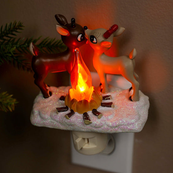 Rudolph and Clarice Night Light - Christmas Place