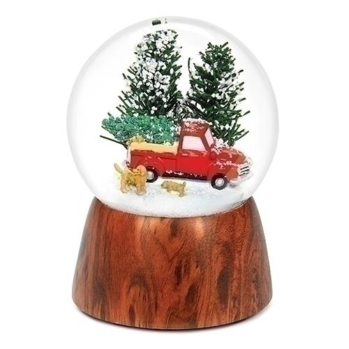 Red Truck Snow Globe