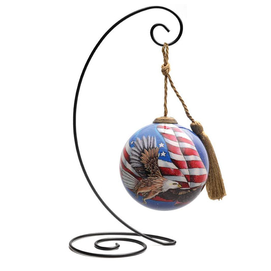 10 Inch Black Swirl Stand