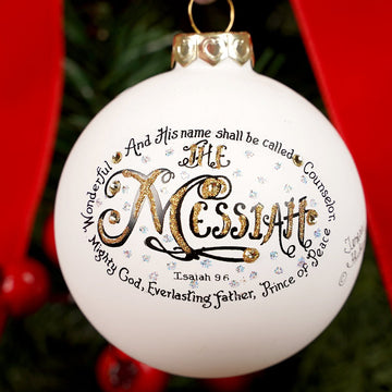 The Messiah Hand Painted Ornament - Christmas Place