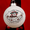 Hand Painted Snowman Friendship Ornament - Christmas Place
