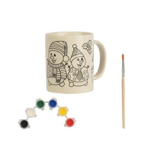Snowmen Mug Paint Set