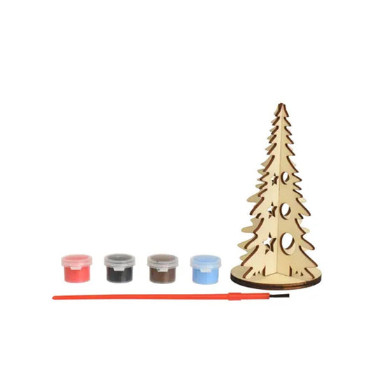 Wood Tree Paint Set - Christmas Place