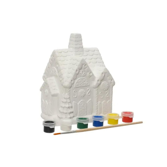 3.5Inch Gingerbread House Paint Set - Christmas Place