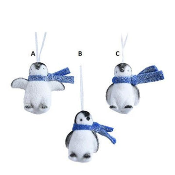Blue Scarf Penguin Ornament - Christmas Place
