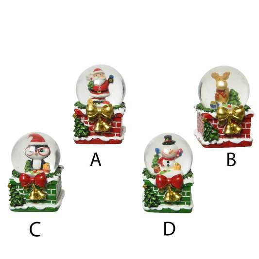 Mini Chimney Christmas Snowglobe