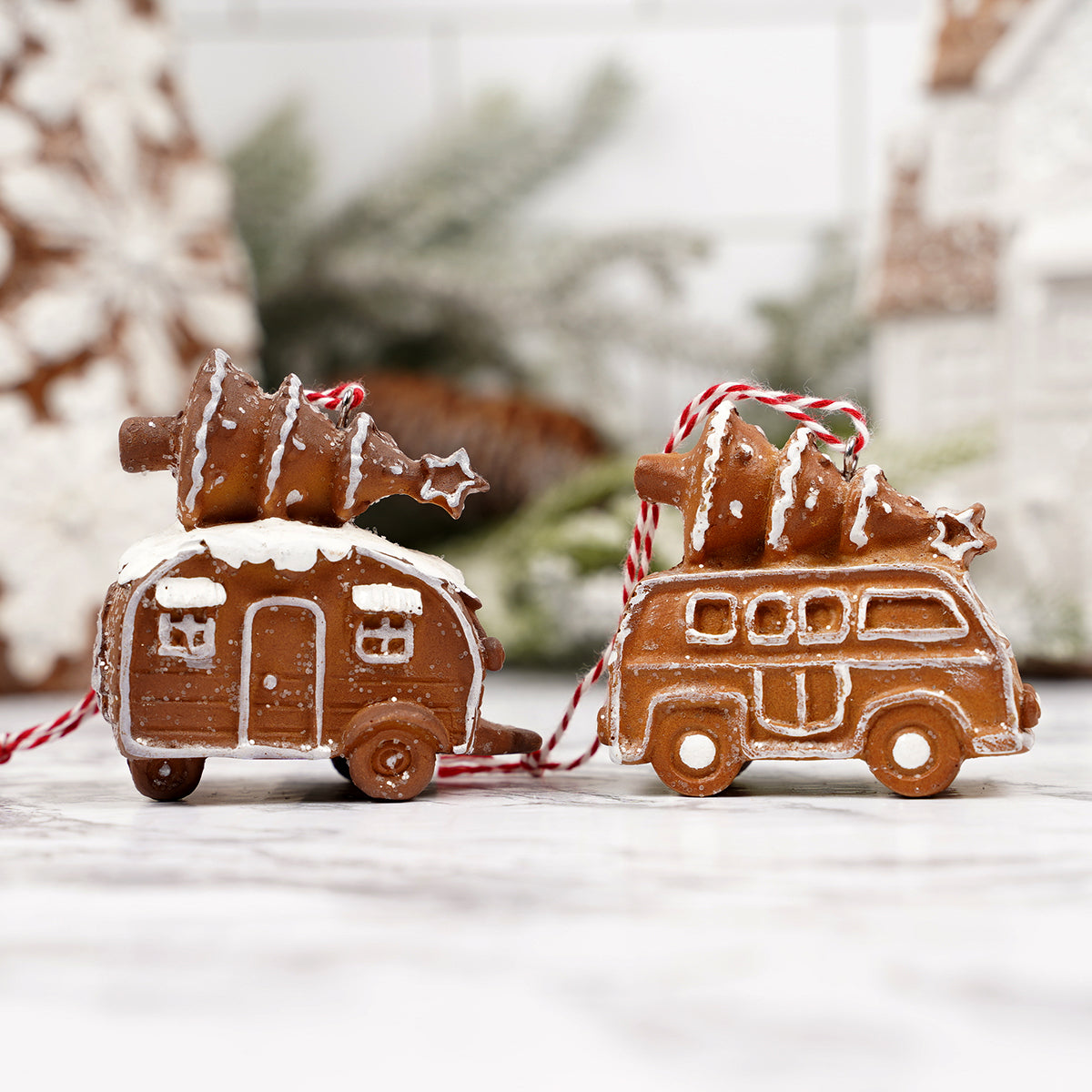 Gingerbread Vehicle Christmas Ornament Christmas Place