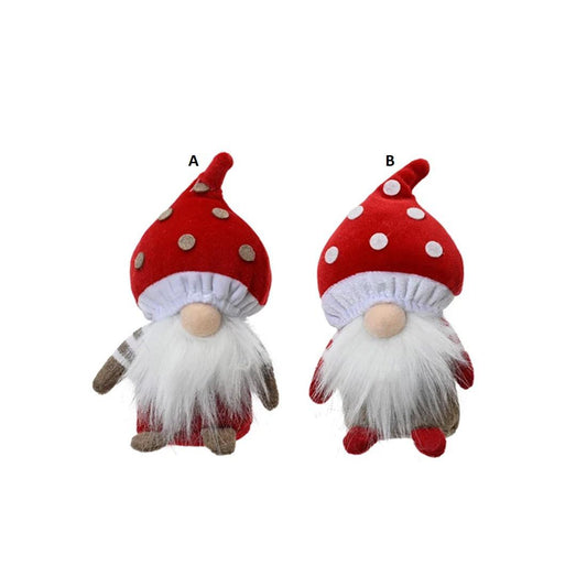 5.75In Red White Mushroom Gnome
