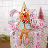 Blue Vest Gingerbread Man Ornament - Christmas Place