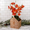 Brown House Planter Large - Christmas Place