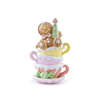 Gingerbread Man In Tea Cups