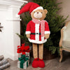 47.24Inch Long Leg Bear Santa - Christmas Place