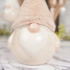 7Inch Pink White Hat Porcelain Gnome