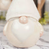 7Inch Pink White Hat Porcelain Gnome