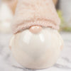 3.46Inch Pink White Hat Porcelain Gnome
