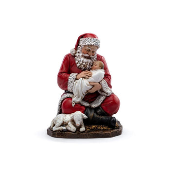 Santa Holding Baby Jesus
