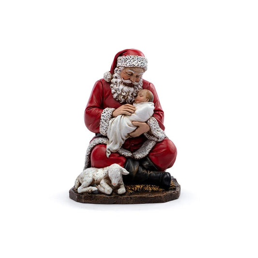 Santa Holding Baby Jesus