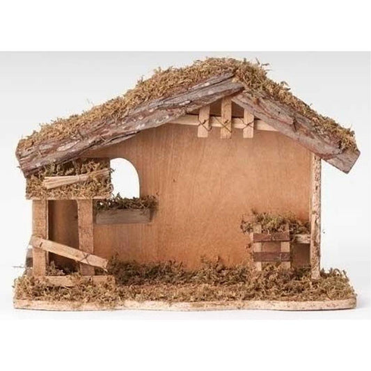 Wooden Stable Christmas Decoration - Christmas Place