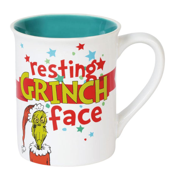 Resting Grinch Face Mug - Christmas Place