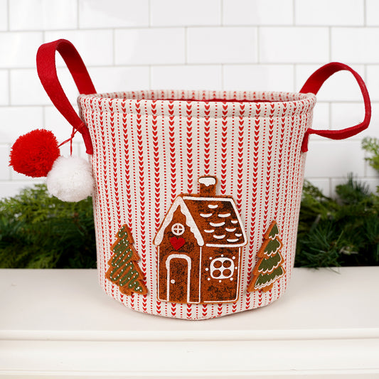 Large Gingerbread House Basket