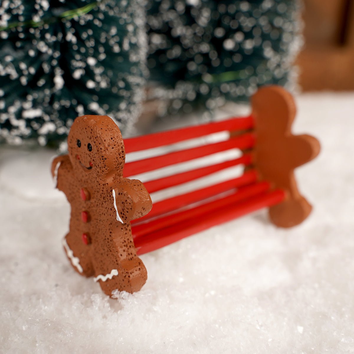 Department 56 Gingerbread Lane Bench - Christmas Place