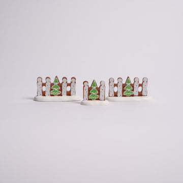 Gingerbread Christmas Fence