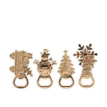 Gold Christmas Bottle Opener 4 Styles - Christmas Place