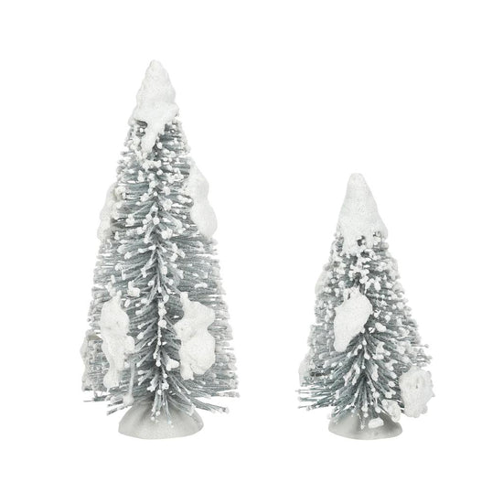 Snow Laden Tree Set of 2 - Christmas Place