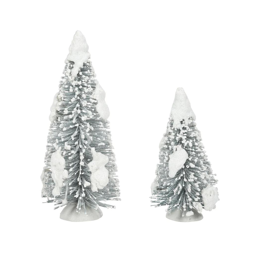 Snow Laden Tree Set of 2 - Christmas Place
