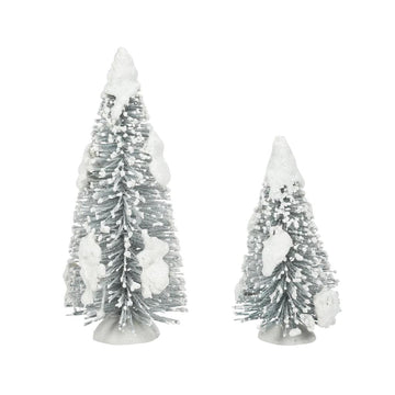 Snow Laden Tree Set of 2 - Christmas Place