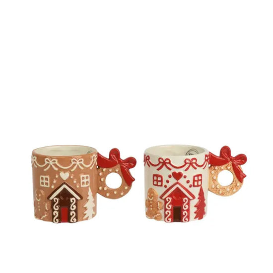 Gingerbread Mug Wreath Handle - Christmas Place