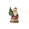 Mini Santa Holding Tree - Christmas Place