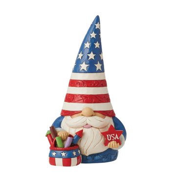 Patriotic Fireworks Gnome