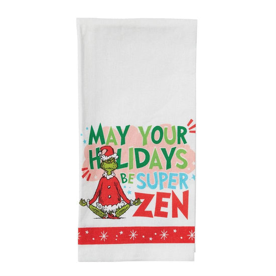 Grinch Super Zen Tea Towel - Christmas Place