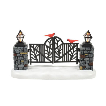 Cardinal Lighted Christmas Gate