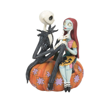 Jack And Sally On Pumpkin